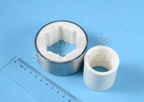 Luvas cerâmicas da anti alumina de aço inoxidável cerâmica do tratamento de esgotos das peças da alumina da oxidação