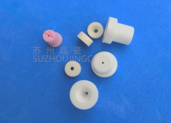 Bocais de pulverizador cerâmicos da alumina do equipamento da limpeza, corrosão dos bocais cerâmicos da zircônia anti