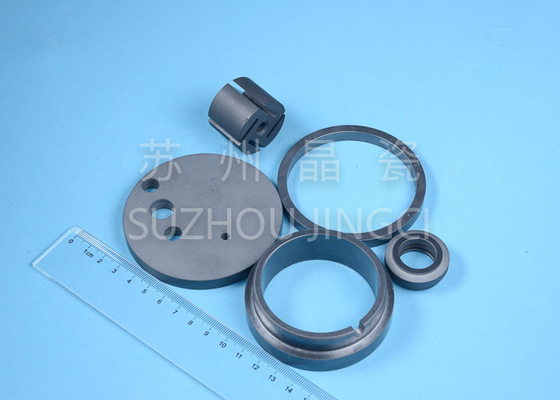 Anéis cerâmicos do selo do carboneto de silicone de SSiC do anel da alumina da resistência de abrasão